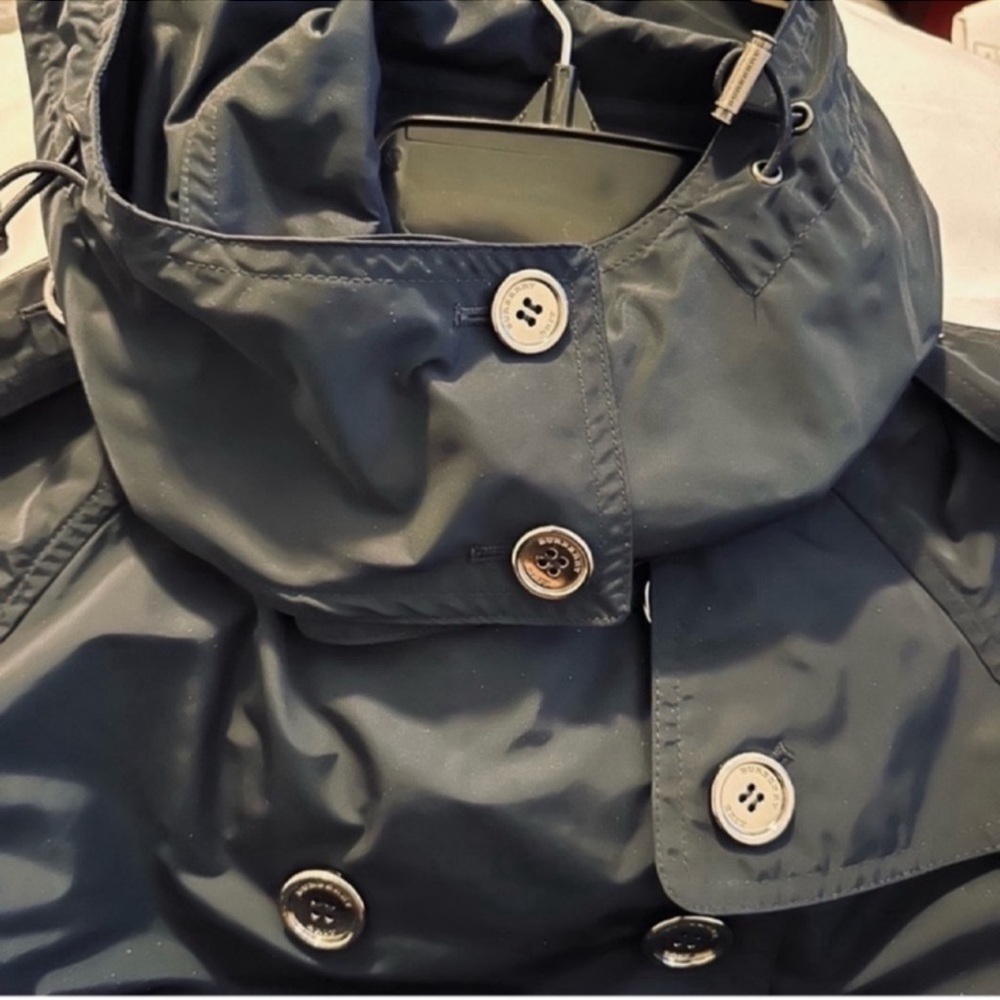 Burberry | Coat/Jacket | Burberry Brit Rain Jacket with Detachable Hood … - Picture 13 of 16